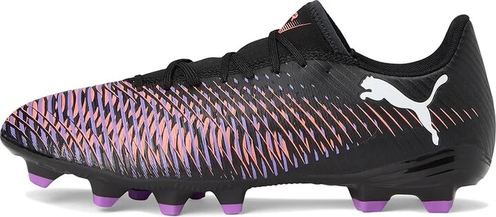 PUMA Future 8 Play Firm, Artificial Ground Soccer Cleats Men's Soccer Shoes Puma Black-Puma White-Glowing Red : 12 D - Medium - Image 6