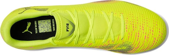 PUMA Future 8 Play Firm, Artificial Ground Soccer Cleats Men's Soccer Shoes Yellow Alert-Puma Black-Sun Struck : 13 D - Medium - Image 2