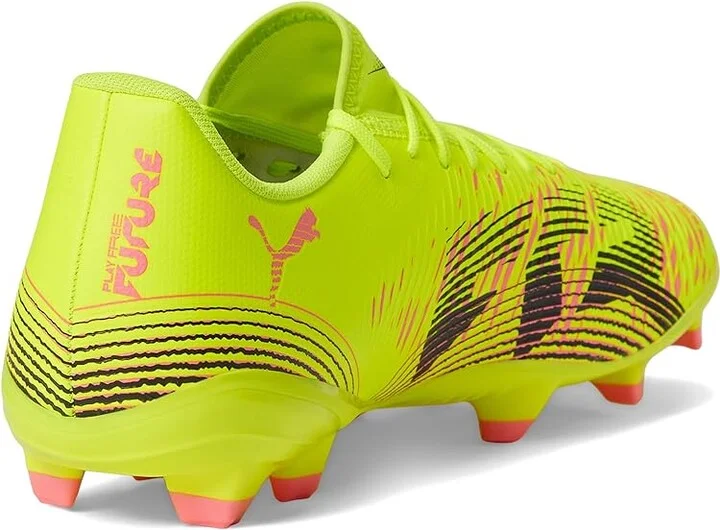 PUMA Future 8 Play Firm, Artificial Ground Soccer Cleats Men's Soccer Shoes Yellow Alert-Puma Black-Sun Struck : 13 D - Medium - Image 4