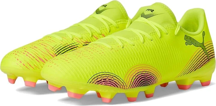 PUMA Future 8 Play Firm, Artificial Ground Soccer Cleats Men's Soccer Shoes Yellow Alert-Puma Black-Sun Struck : 13 D - Medium