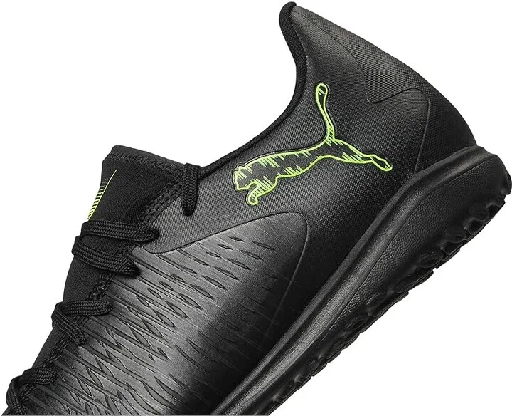 PUMA Future 8 Play Turf Trainer Soccer Cleats Men's Soccer Shoes Black/Fizzy Light/Green Terrain : 11.5 D - Medium, Synthetic - Image 7