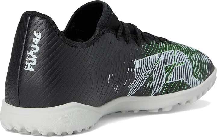PUMA Future 8 Play Turf Trainer Soccer Cleats Men's Soccer Shoes Puma Black-Cool Light Gray-Fluo Green : 9 D - Medium, Synthetic - Image 4