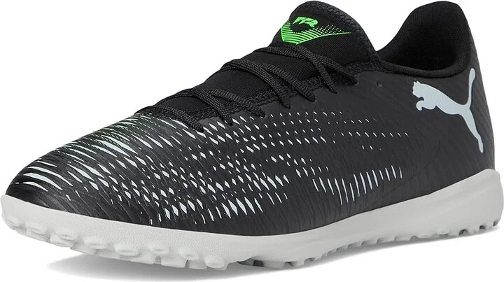 PUMA Future 8 Play Turf Trainer Soccer Cleats Men's Soccer Shoes Puma Black-Cool Light Gray-Fluo Green : 9 D - Medium, Synthetic - Image 5