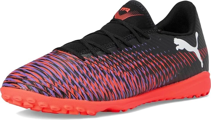 PUMA Future 8 Play Turf Trainer Soccer Cleats Men's Soccer Shoes Puma Black-Puma White-Glowing Red : 10.5 D - Medium, Synthetic - Image 5
