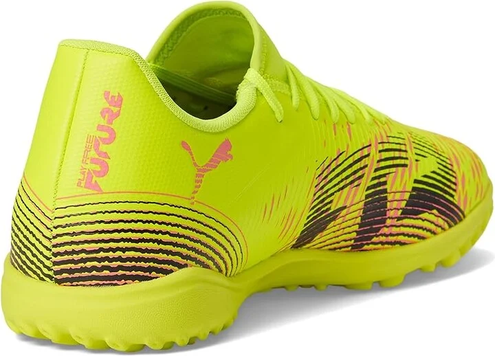PUMA Future 8 Play Turf Trainer Soccer Cleats Men's Soccer Shoes Yellow Alert-Puma Black-Sun Struck : 9.5 D - Medium, Synthetic - Image 4