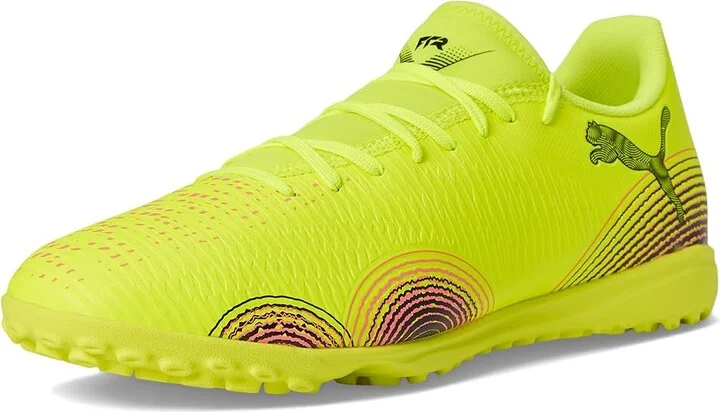 PUMA Future 8 Play Turf Trainer Soccer Cleats Men's Soccer Shoes Yellow Alert-Puma Black-Sun Struck : 9.5 D - Medium, Synthetic - Image 5