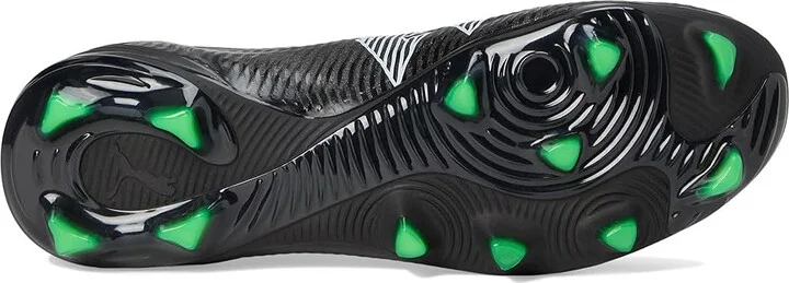 PUMA Future 8 Pro Firm, Artificial Ground Soccer Cleats Men's Soccer Shoes Puma Black-Cool Light Gray-Fluo Green : 8 D - Medium - Image 3
