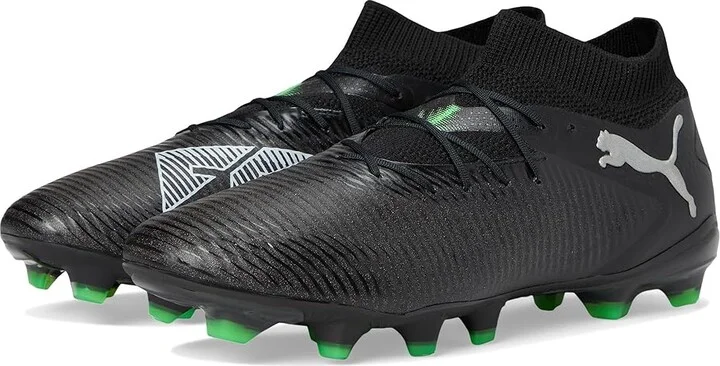 PUMA Future 8 Pro Firm, Artificial Ground Soccer Cleats Men's Soccer Shoes Puma Black-Cool Light Gray-Fluo Green : 8 D - Medium