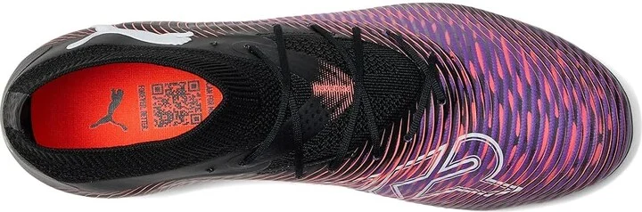 PUMA Future 8 Pro Firm, Artificial Ground Soccer Cleats Men's Soccer Shoes Puma Black-Puma White-Glowing Red : 11.5 D - Medium - Image 2