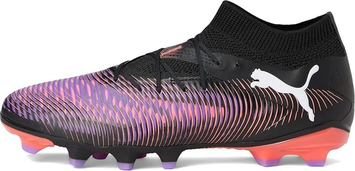 PUMA Future 8 Pro Firm, Artificial Ground Soccer Cleats Men's Soccer Shoes Puma Black-Puma White-Glowing Red : 11.5 D - Medium - Image 6