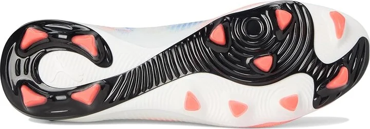 PUMA Future 8 Pro Firm, Artificial Ground Soccer Cleats Men's Soccer Shoes White/Black/Glowing Red : 9 D - Medium - Image 3