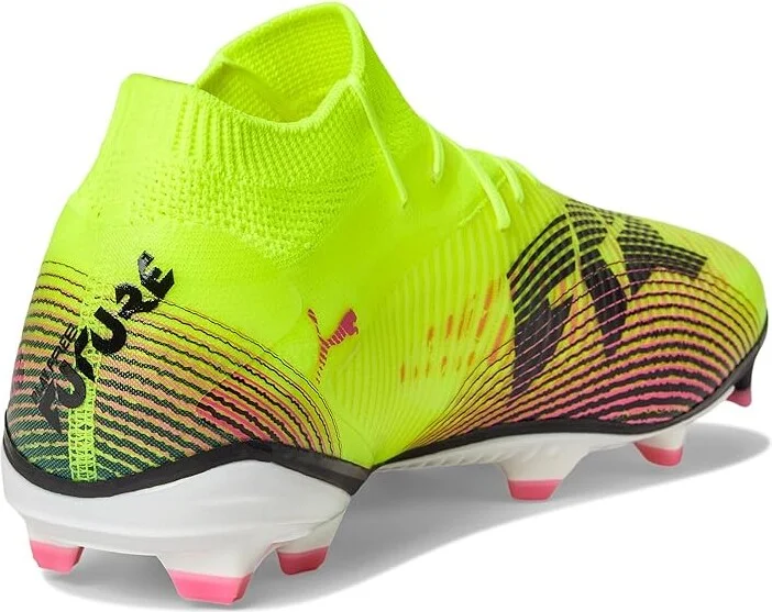 PUMA Future 8 Pro Firm, Artificial Ground Soccer Cleats Men's Soccer Shoes Yellow Alert-Puma Black-Sun Struck : 13 D - Medium - Image 4