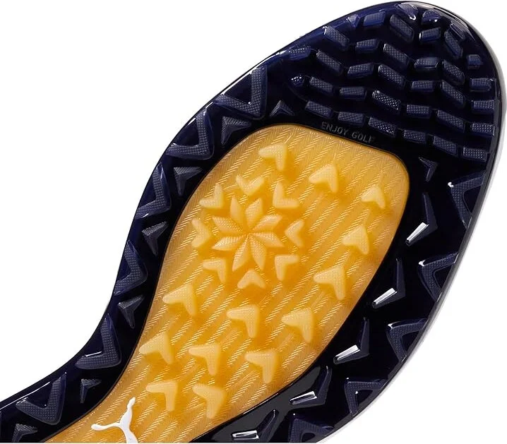 PUMA Golf Alphacat Nitro Disc Men's Shoes Puma White/Puma Black/Gum : 11 D - Medium - Image 5