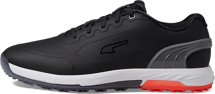 PUMA Golf Alphacat Nitro Men's Shoes Puma Black/Quiet Shade/Red Blast : 8 D - Medium - Image 6