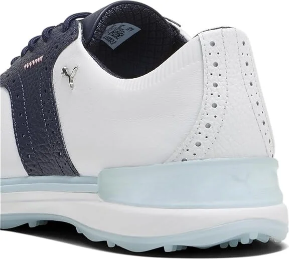 PUMA Golf Avant Men's Shoes Puma White/Deep Navy : 7 D - Medium, Leather - Image 4