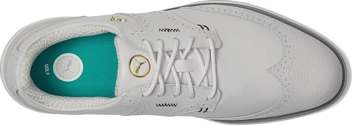 PUMA Golf Avant Wing Tip Men's Shoes Feather Gray/Slate Gray : 7 D - Medium - Image 2