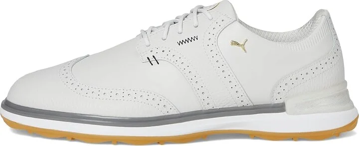 PUMA Golf Avant Wing Tip Men's Shoes Feather Gray/Slate Gray : 7 D - Medium - Image 6