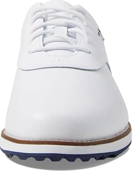 PUMA Golf Avant Women's Shoes Puma White/Deep Navy/Sand Dune : 5.5 B - Medium, Leather - Image 3