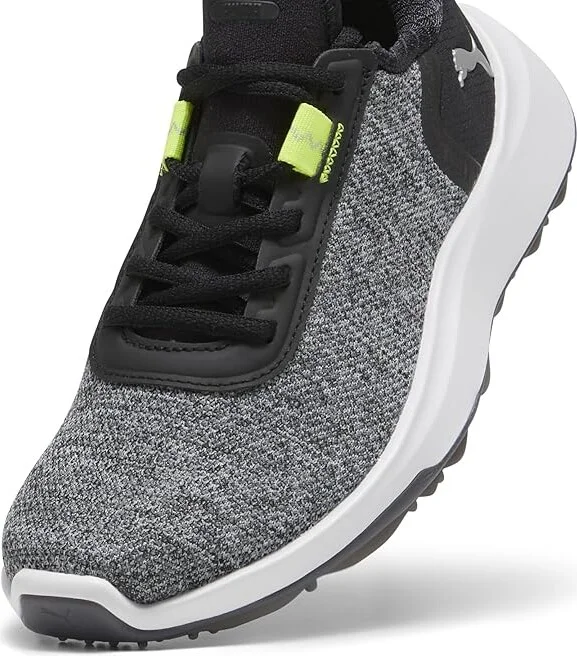 PUMA Golf Fusion Crush Sport Jr Shoes Puma Black/Electric Lime : 7 D - Medium, Textile - Image 4
