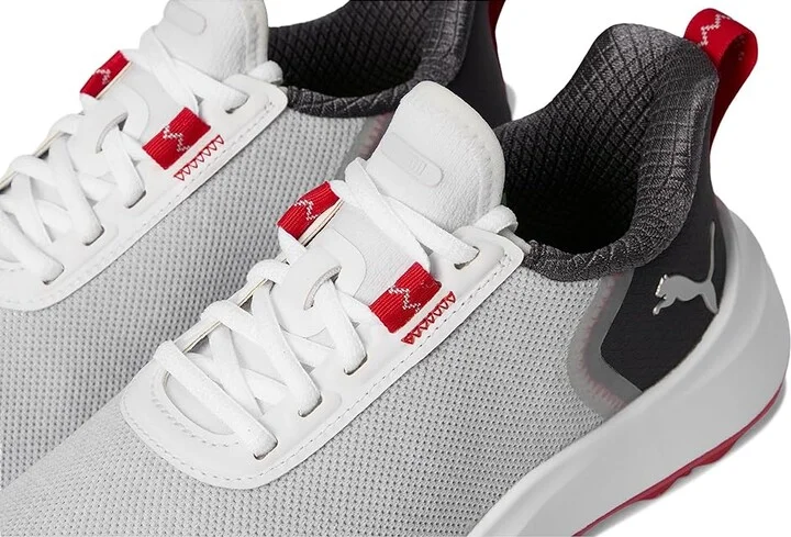 PUMA Golf Fusion Crush Sport Jr Shoes Puma White/Dark Coal : 5 D - Medium, Textile - Image 7
