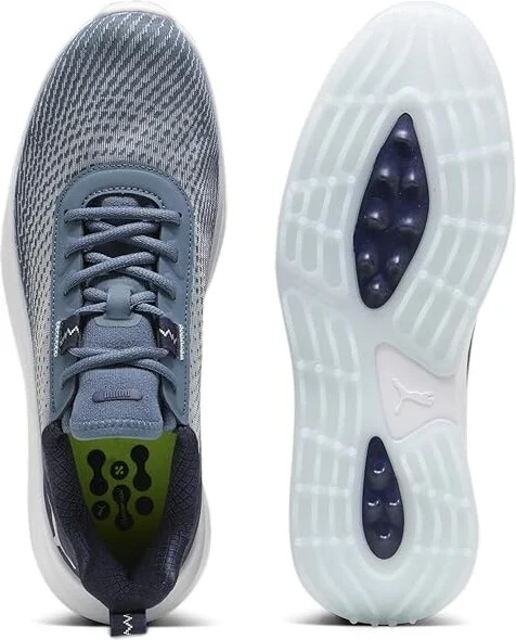 PUMA Golf Fusion Crush Sport Men's Shoes Evening Sky/Deep Navy : 8 D - Medium, Leather - Image 2