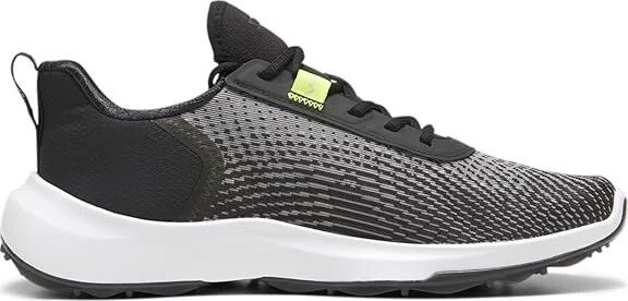 PUMA Golf Fusion Crush Sport Men's Shoes Puma Black/Electric Lime : 7 D - Medium, Leather - Image 3
