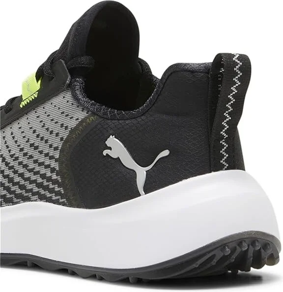 PUMA Golf Fusion Crush Sport Men's Shoes Puma Black/Electric Lime : 7 D - Medium, Leather - Image 4
