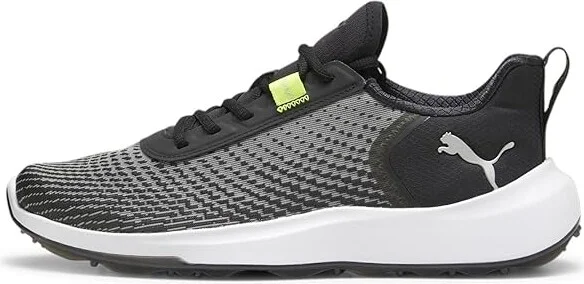 PUMA Golf Fusion Crush Sport Men's Shoes Puma Black/Electric Lime : 7 D - Medium, Leather - Image 5