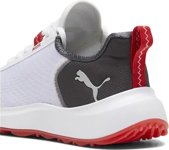 PUMA Golf Fusion Crush Sport Men's Shoes Puma White/Dark Coal : 7 D - Medium, Leather - Image 4