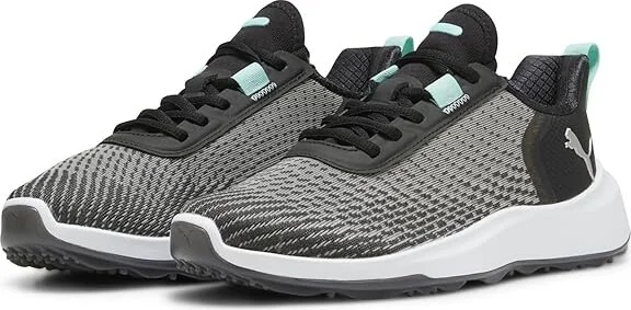 PUMA Golf Fusion Crush Sport Women's Shoes Puma Black/Mint : 5.5 B - Medium, Textile