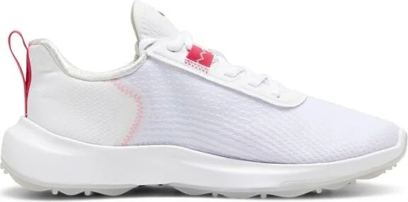 PUMA Golf Fusion Crush Sport Women's Shoes Puma White/Garnet Rose : 5.5 B - Medium, Textile - Image 4
