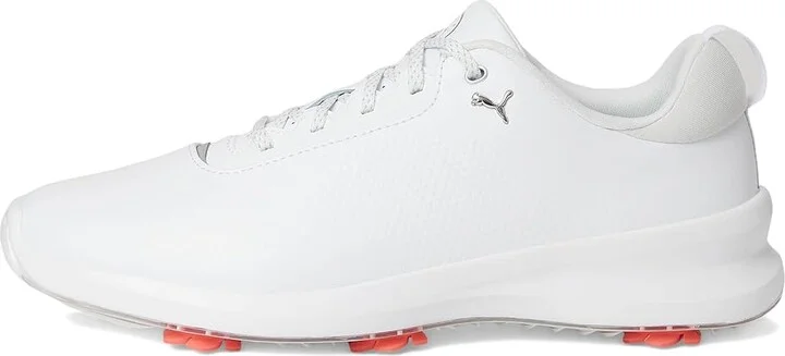 PUMA Golf Ignite Blaze 2 Women's Golf Shoes Puma White/Peach Frost : 7 B - Medium, Leather - Image 6