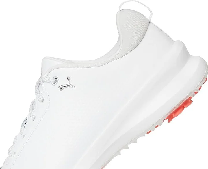 PUMA Golf Ignite Blaze 2 Women's Golf Shoes Puma White/Peach Frost : 7 B - Medium, Leather - Image 7