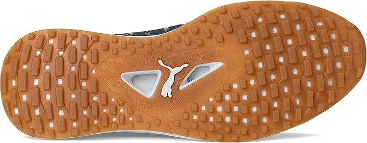 PUMA Golf Ignite Elevate 2 Men's Shoes Deep Navy/Puma Silver/Gum : 8 EE - Wide, Rubber - Image 3