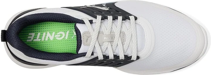 PUMA Golf Ignite Elevate 2 Men's Shoes Puma White/Deep Navy : 7 D - Medium, Rubber - Image 2