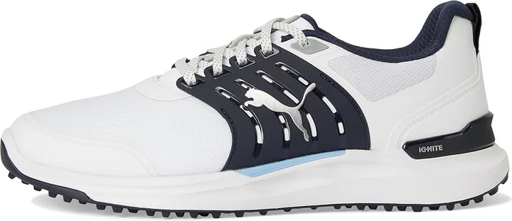 PUMA Golf Ignite Elevate 2 Men's Shoes Puma White/Deep Navy : 7 D - Medium, Rubber - Image 6
