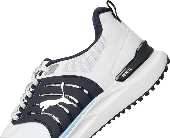 PUMA Golf Ignite Elevate 2 Men's Shoes Puma White/Deep Navy : 7 D - Medium, Rubber - Image 7