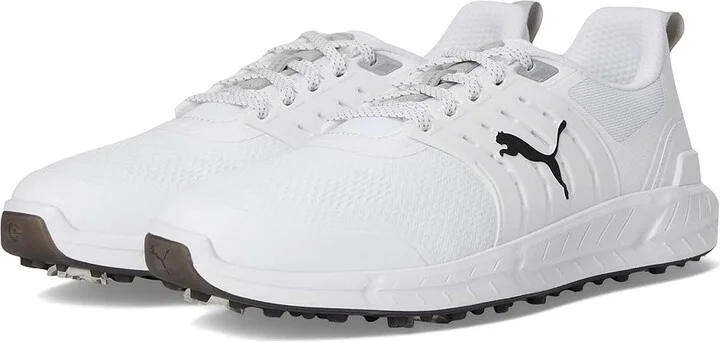 PUMA Golf Ignite Elevate 2 Tour Men's Shoes Puma White/Puma Black : 7 D - Medium, Synthetic