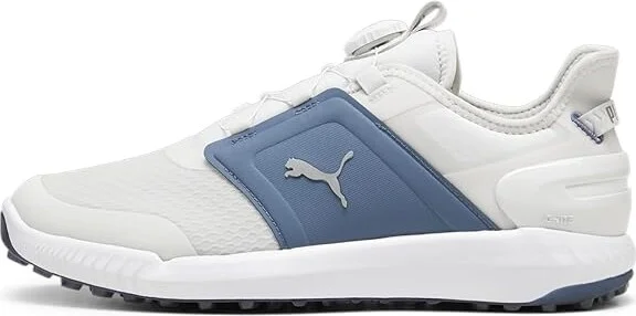 PUMA Golf Ignite Elevate Disc Golf Shoes Men's Shoes Feather Gray/Evening Sky/Puma White : 7 D - Medium, Textile - Image 5