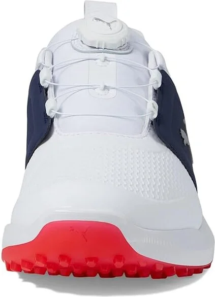 PUMA Golf Ignite Elevate Disc Golf Shoes Men's Shoes Puma White/Puma Silver/Puma Navy : 7.5 D - Medium, Textile - Image 5