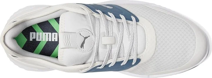 PUMA Golf Ignite Elevate Golf Shoes Men's Shoes Feather Gray/Evening Sky/Puma White : 7 D - Medium, Synthetic/Textile - Image 2