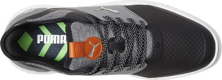PUMA Golf Ignite Elevate Golf Shoes Men's Shoes Puma Black/Quiet Shade/Gum : 7.5 D - Medium, Synthetic/Textile - Image 2