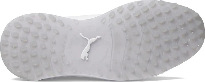 PUMA Golf Ignite Elevate Golf Shoes Men's Shoes Puma White/Puma Silver : 10.5 D - Medium, Synthetic/Textile - Image 3