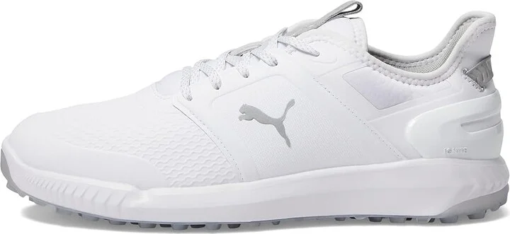 PUMA Golf Ignite Elevate Golf Shoes Men's Shoes Puma White/Puma Silver : 10.5 D - Medium, Synthetic/Textile - Image 6