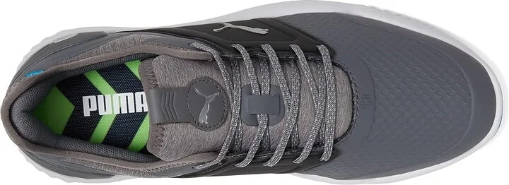 PUMA Golf Ignite Elevate Golf Shoes Men's Shoes Quiet Shade/PUMA Silver : 7.5 E - Wide, Synthetic/Textile - Image 2
