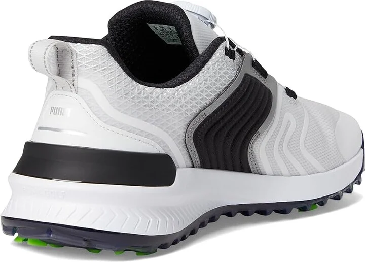 PUMA Golf Ignite Innovate Disc Men's Shoes Feather Gray/Puma Black : 7 D - Medium, Leather - Image 4