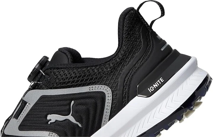 PUMA Golf Ignite Innovate Disc Men's Shoes Puma Black/Puma White : 7 D - Medium, Leather - Image 7
