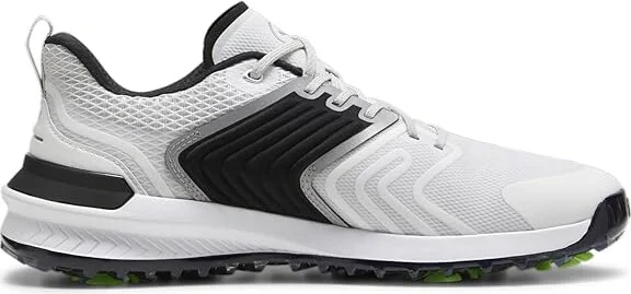 PUMA Golf Ignite Innovate Men's Shoes Feather Gray/Puma Black : 8.5 E - Wide, Synthetic - Image 3