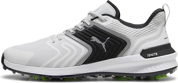 PUMA Golf Ignite Innovate Men's Shoes Feather Gray/Puma Black : 8.5 E - Wide, Synthetic - Image 5