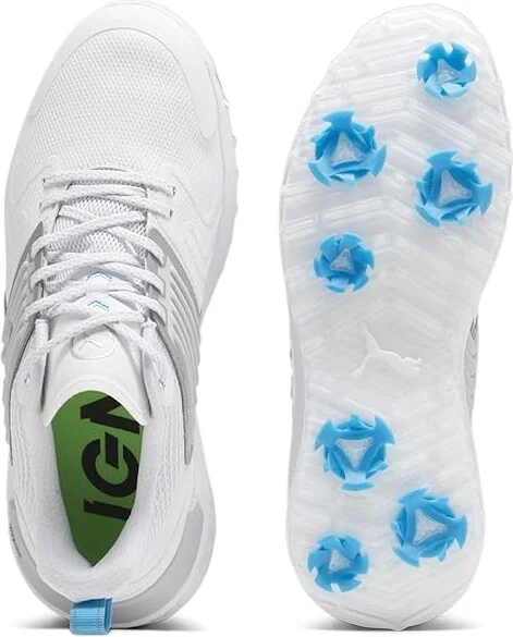 PUMA Golf Ignite Innovate Men's Shoes Puma White/Cool Light Gray : 9 E - Wide, Synthetic - Image 2